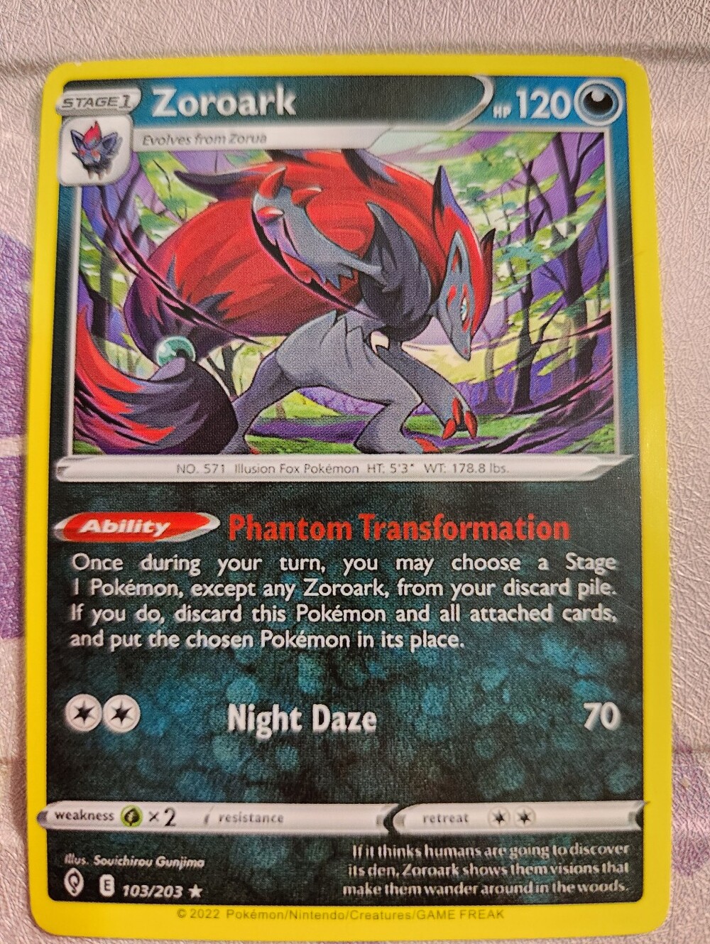 Zoroark (Evolving Skies 103/203)